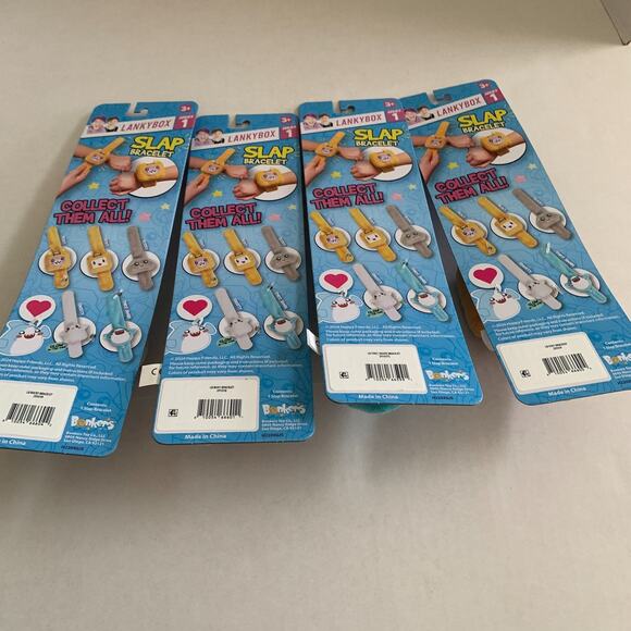 LankyBox Lot Of 4 Series 1 Slap Bracelet Collectible Plush Brand New - Picture 7 of 14